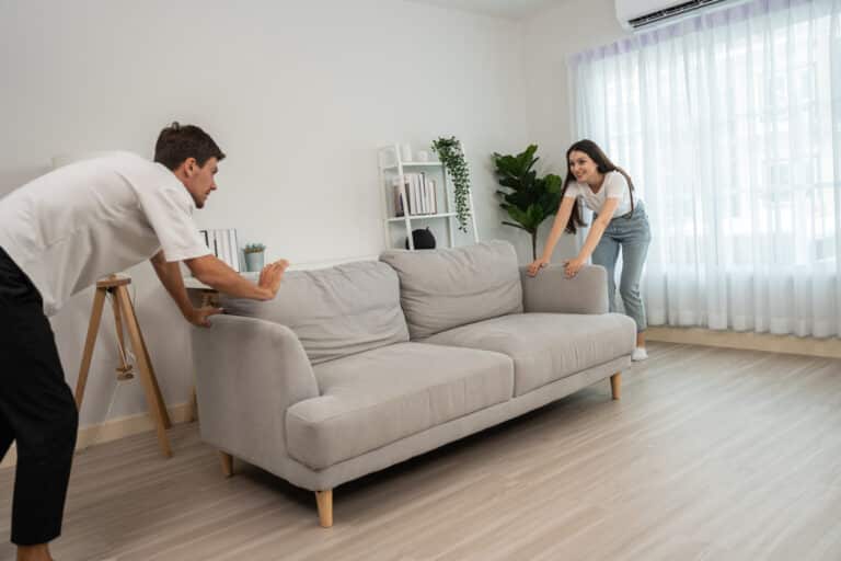 Couple moves couch
